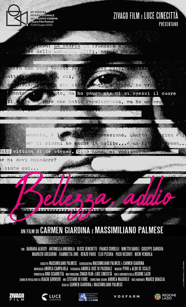 Bellezza Addio manifesto film